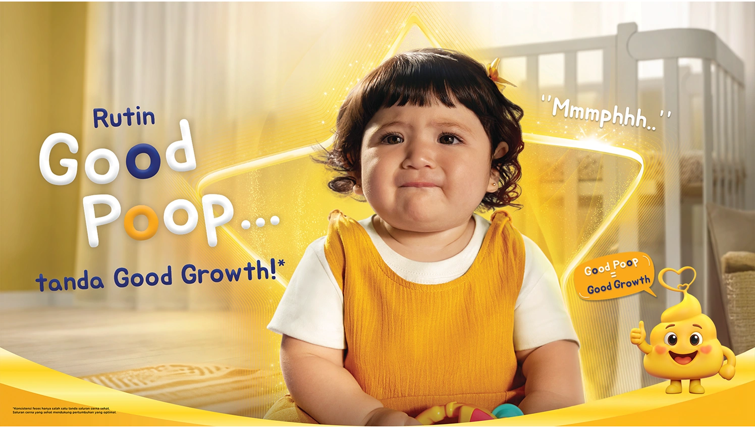 Tanda good poop bayi untuk mendukung pertumbuhan optimal